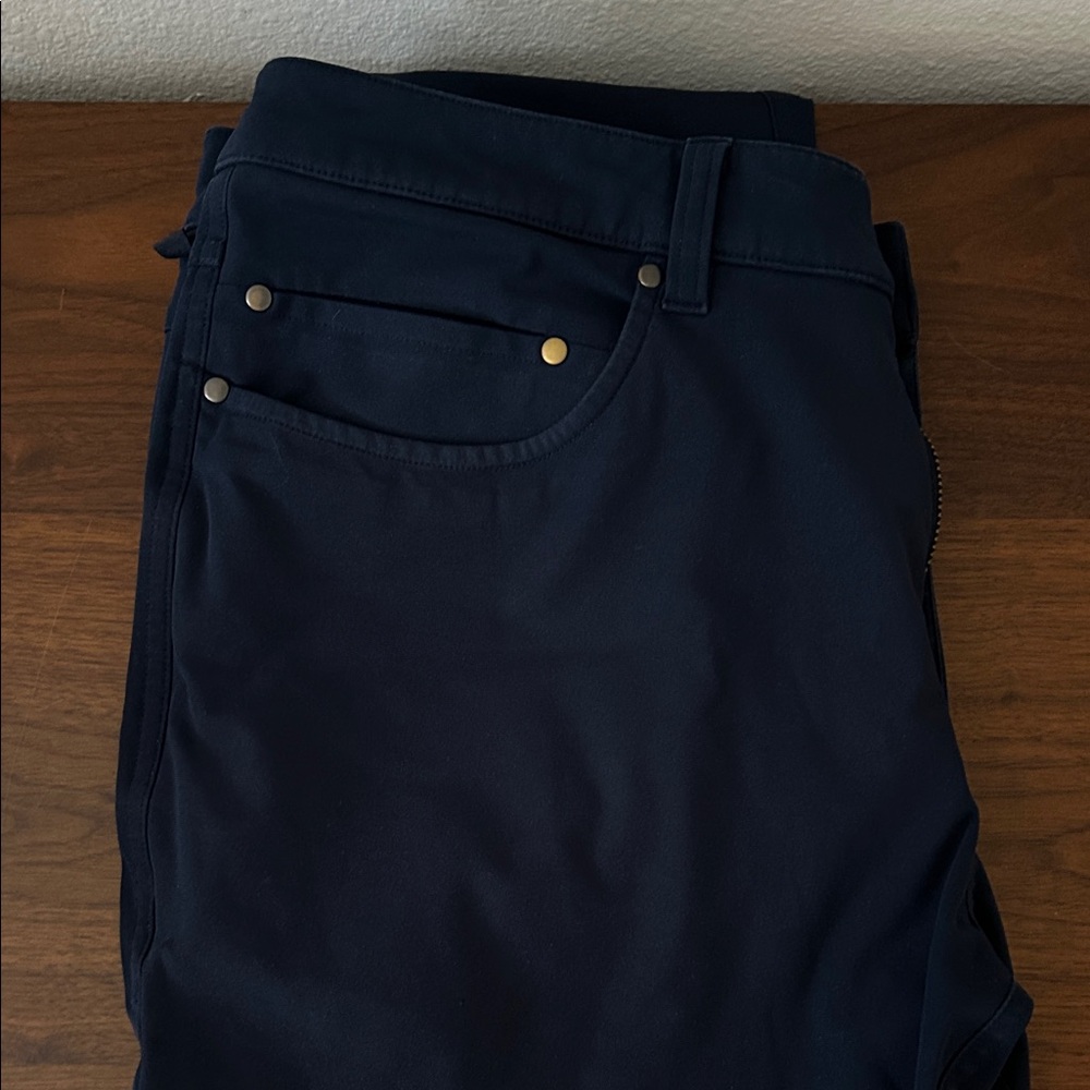 Navy Lulu Lemon Blue ABC pant
